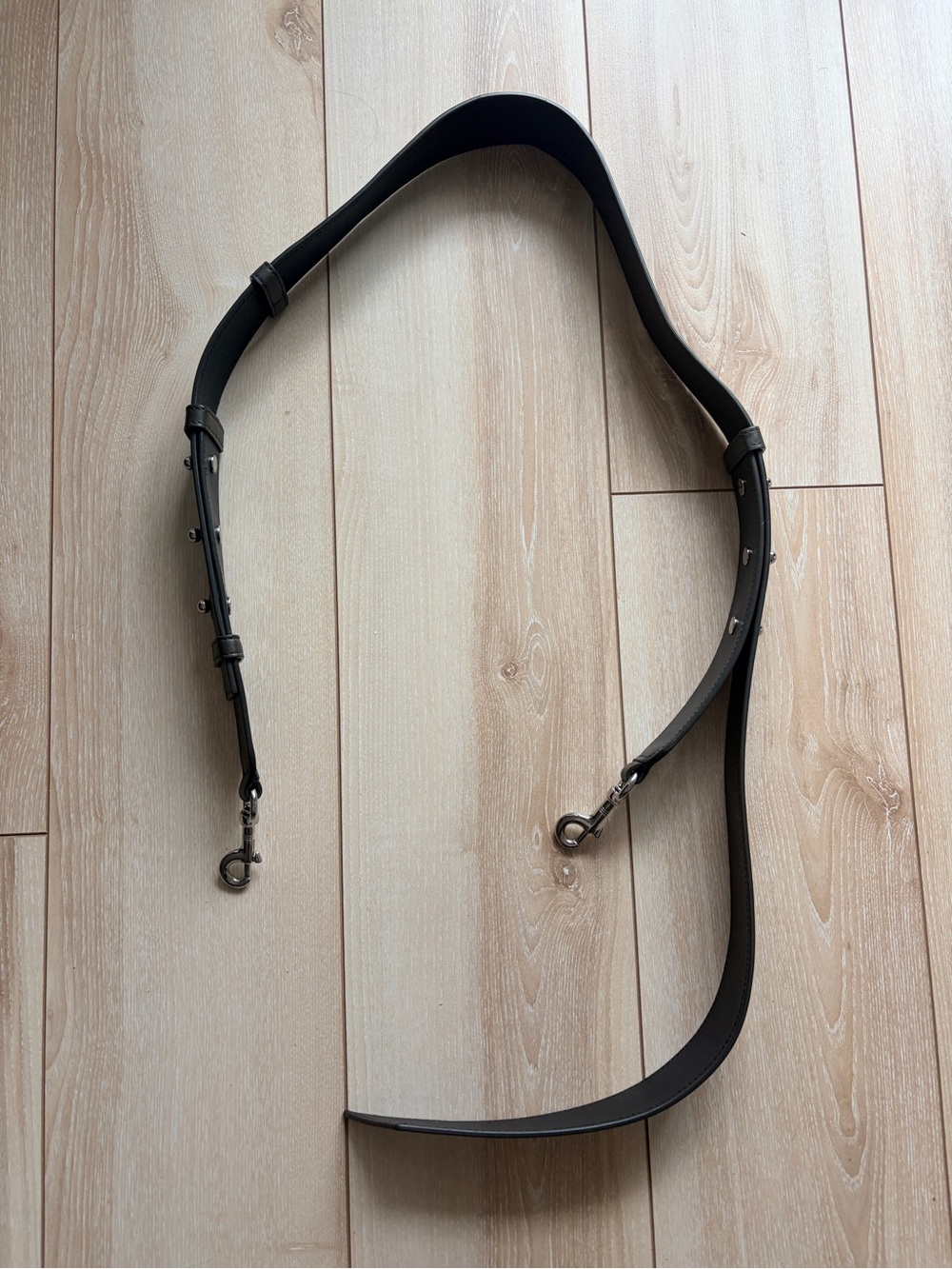 All saints  Crossbody Strap for handbag black and green.